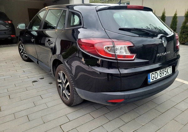 Renault Megane cena 18900 przebieg: 318640, rok produkcji 2012 z Gdańsk małe 29